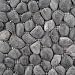 Solistone Anatolia Tile Pebbles Mesh Mounted Tiles Black Sea Honed 5002SU Stone Tile