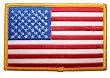 USA US American Country Flag Embroidered Biker Patch