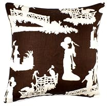 Thomas Paul - Chinoiserie Java Linen Pillow