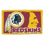 18"x30"Welcome Mat Bleached-Wash Redskins