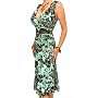 Blue Banana Turquoise and Brown Floral Dress Size &hellip Blue Banana