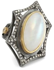 Sara Weinstock "toile daraignée" Spider Web Moonstone Rings
