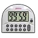 Sunbeam, 91640, 99 Minute, 59 Second Digital Count up/Count Down Timer, White/Grey