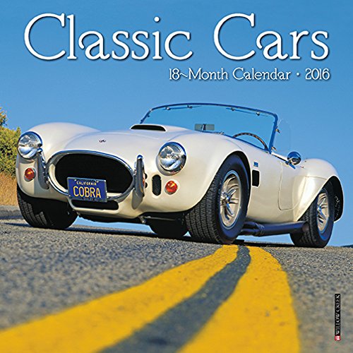 2016 Classic Cars Mini Wall Calendar