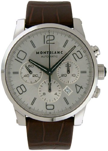 Montblanc Chronograph Automatic Silver Dial Mens Watch 9671