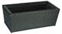 DMC Products 32-Inch Rectangle Resin Wicker Vista Planter