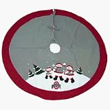 Ohio State Buckeyes NCAA 48 Snowman Tree Skirt