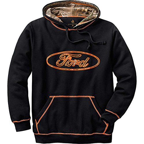 Legendary Whitetails Trucked Up Camo Ford Hoodie Black X-Large Tall