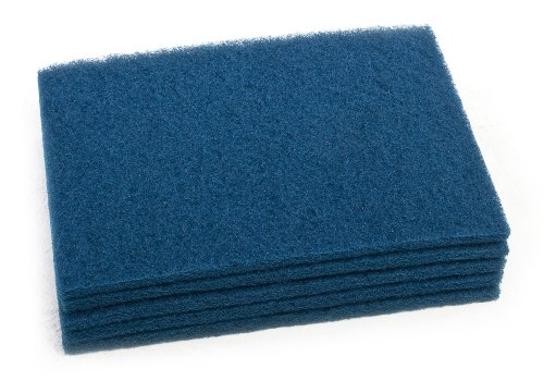 Clarke 997021 Commercial 14 Inch X 20 Inch Blue Pad (Heavy Scrub), Case of 5
