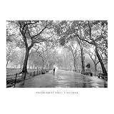 (24x32) Henri Silberman Poet's Walk New York City Art Print Poster