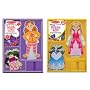Melissa & Doug Princess Elsie and Maggie Leigh Magnetic Dress up Bundle
