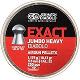 JSB Diabolo Jumbo Exact Heavy .22 Caliber Air Gun Pellets 250 ct.
