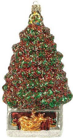 Rockefeller Center Christmas Tree Polish Glass Ornament