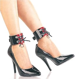 Pleaser Shoes Women's STILETTO, 5-Inch High Heel w/Classic Closed Toe Pump W/Ankle Cuff 306