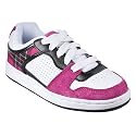 Girls' Xhilaration&reg; Halia Plaid Skate Shoes - White/Pink