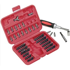 Advanced Tool Design Model ATD-549 90 Piece Security Bit Set with Reversible Ratchet by ATD Tools