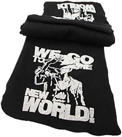 Happy Bag Anime Cartoon One Piece Luffy Long Winter Warm Scarf (Black)