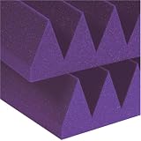 Auralex 4SF24PUR 4 Studiofoam Wedge Panels in Purple 6-2'x4'x4 panels