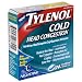 Tylenol Cold Head Congestion Nighttime Cool Burst Caplets, 24-Count (Pack of 3)