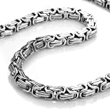 Impressive Stainless Steel Mechanic Style Mens Necklace Silver Chain - Free Shipping