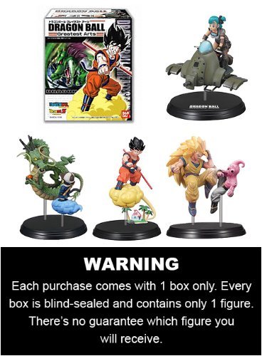 DragonBall Greatest Arts Mini-Figure Diorama Candy Toy (One ~4 diorama [figure ~2] in randomly selected blind box) (Japanese Imported)