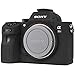 Sony A7R iii Case, Professional Silicone Rubber Camera Case Cover Detachable Protective for Sony A7 iii A7 riii Sony ILCE-7RIII A73 A7R3 (Black)