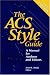 The ACS Style Guide: A Manual for Authors and Editors