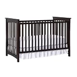 Graco Eco-Friendly Dakota Classic 4 in 1 Convertible Crib, Dark Walnut
