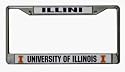 Illinois Fighting Illini Chrome Frame