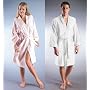 Bathrobes Online Mens and Womens Archee Style Light-Weight Short 100% Turkish Terry Cotton Kimono Bathrobe - Made in Turkey