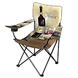 Ruth Bush Wine Merlot Travel Chair - Brown by Limited Treasures