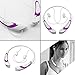 Rymemo 2016 Newest Universal Wireless Bluetooth 4.1 Music Stereo Sports/running Headset Headphones W/microphone Vibration Neckband Style for Cellphone (Purple-white)