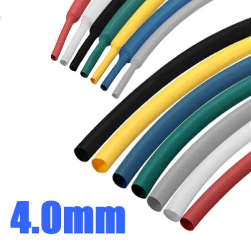 1M 4.0mm 2:1 Polyolefin Heat Shrink Tubing Tube 