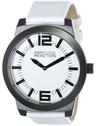 Kenneth Cole REACTION Unisex RK1285 Street Collection White Dial Watch