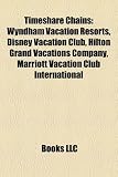 Timeshare Chains Wyndham Vacation Resorts Disney Vacation Club Hilton Grand Vacations Company Marriott Vacation Club International