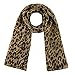 uxcell Leopard Cheetah Print Chiffon Women Neck Wrap Stole Shawl Scarf