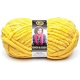 Lion Brand Yarn 926-157D Quick and Cozy Yarn, Lemon