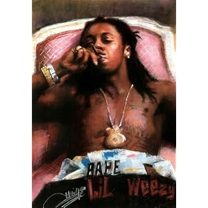 Lil' Wayne (Lil' Weezy, Smoking) Music Poster Print - 11x17