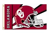 NCAA Oklahoma Sooners 3-by-5 Foot Flag with Grommets - Helmet Design