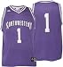 Northwestern Wildcats Basic -No. 1- Basketball Jersey