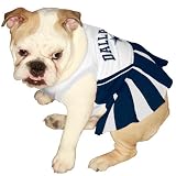 Pets First DAL-4007-MED NFL Chicago Bears Dog Cheerleader Dress, Medium