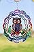 VP Home Kinetic 3D Metal Garden Wind Spinner (Mystical Owl)
