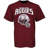 adidas Texas A&M Aggies Maroon Juvenile Big Helmet T-shirt