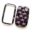 Palm Pre (Sprint) Snap On Protector Hard Case Image Cover Pink Skulls