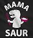 Mama Saur - T-REX Mom Funny Gift for Mothers Day V-Neck Women T-Shirt