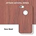 iPhone SE Case,Slicoo Wood Bamboo Cover Protective Slim Case For Apple iPhone 5S SE 5 - Rose Wood