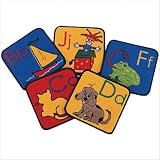 ABC Phonic Squares Size: 1' x 1' by Carpets for Kids