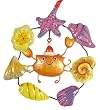 Colorful Dangling Crab & Seashell Christmas Ornament