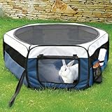 Soft Sided Mobile Play Pet Pen Size: Large (21.5" H x 51" W x 51" L)