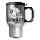 Oakland Raiders 16oz Stainless Steel Travel Mug